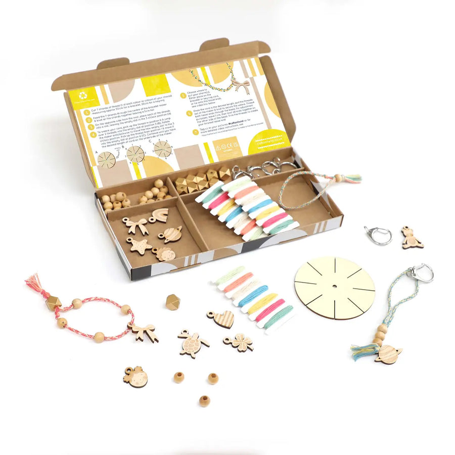 Cotton Twist Charm Jewelry Craft Kit |Mockingbird Baby & Kids