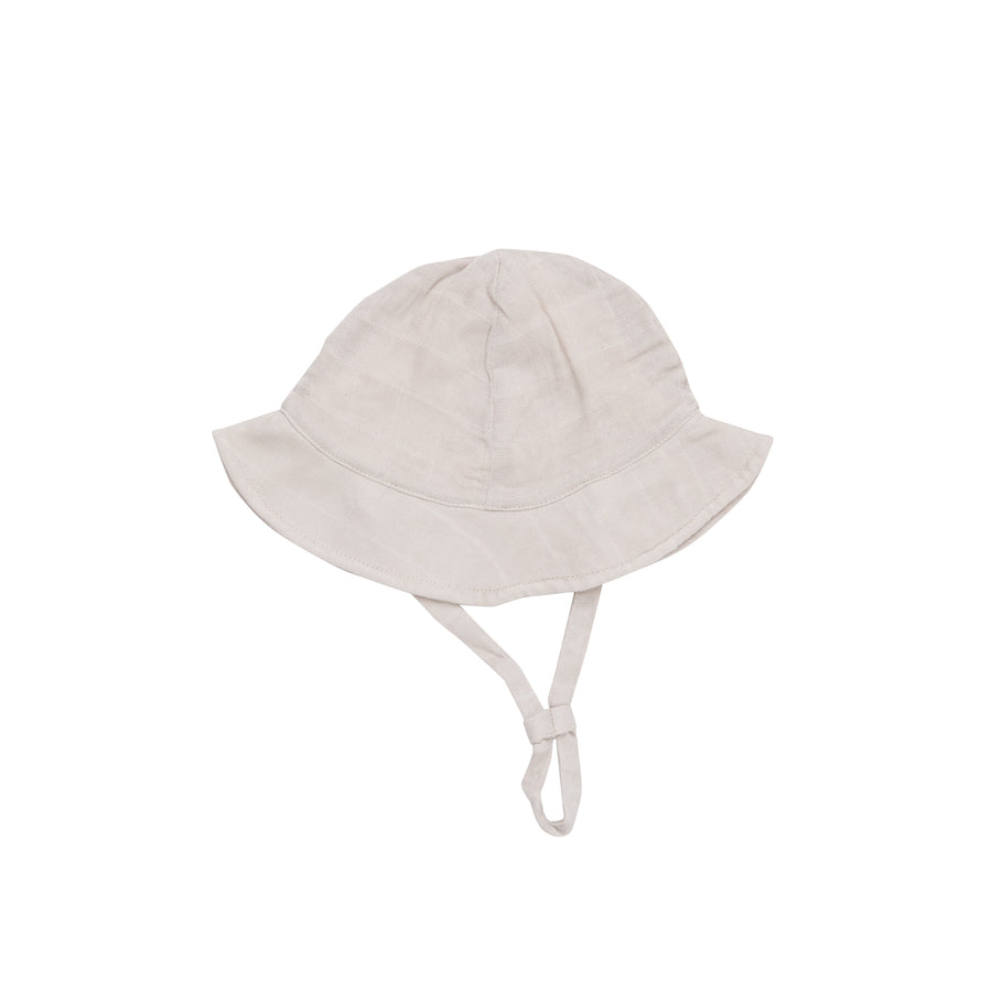 Angel Dear Oatmeal Solid Muslin Sun Hat |Mockingbird Baby & Kids