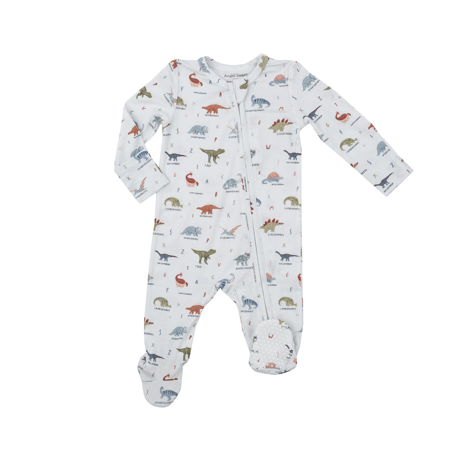 Angel Dear Dinosaur Two Way Zipper Footie |Mockingbird Baby & Kids