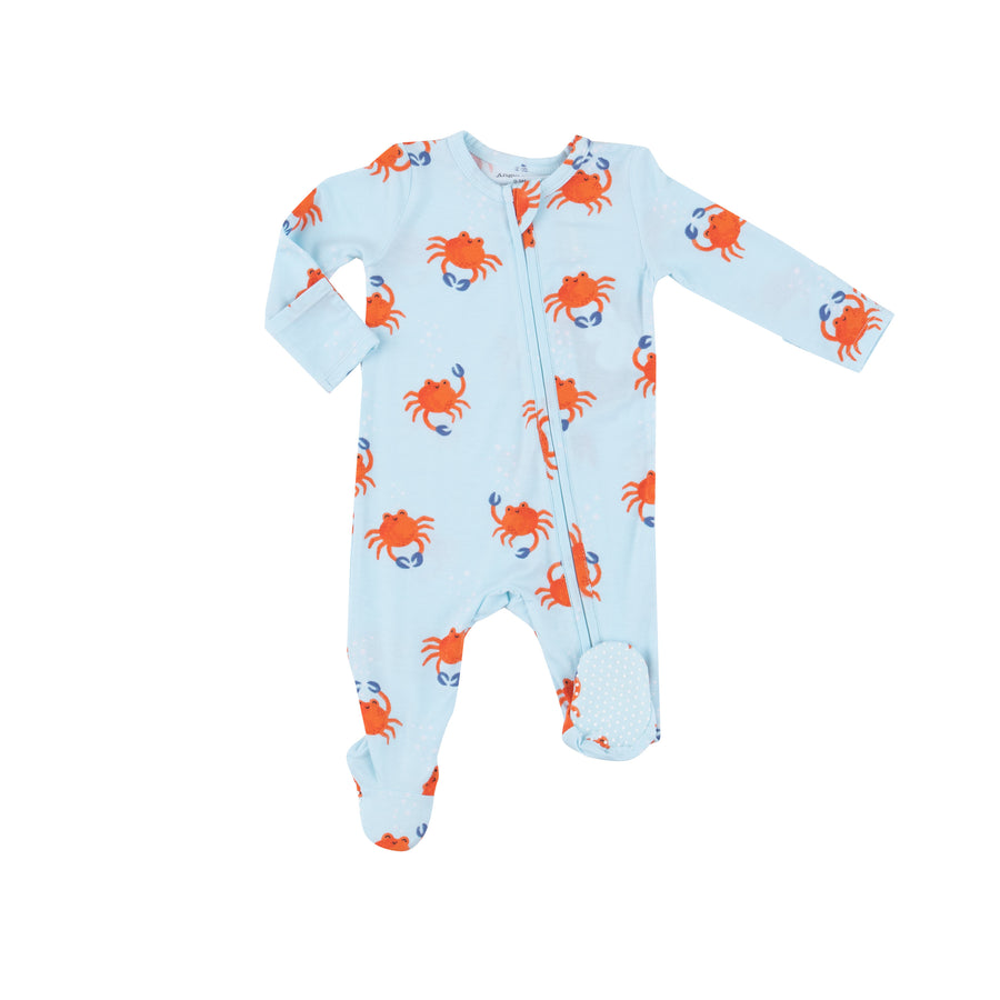 Angel Dear Crabby Cuties Two Way Zipper Footie |Mockingbird Baby & Kids