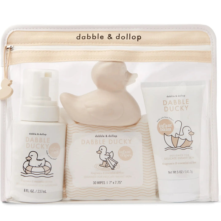 Dabble + Dollop Baby Shower & Infant Essentials Gift Set |Mockingbird Baby & Kids