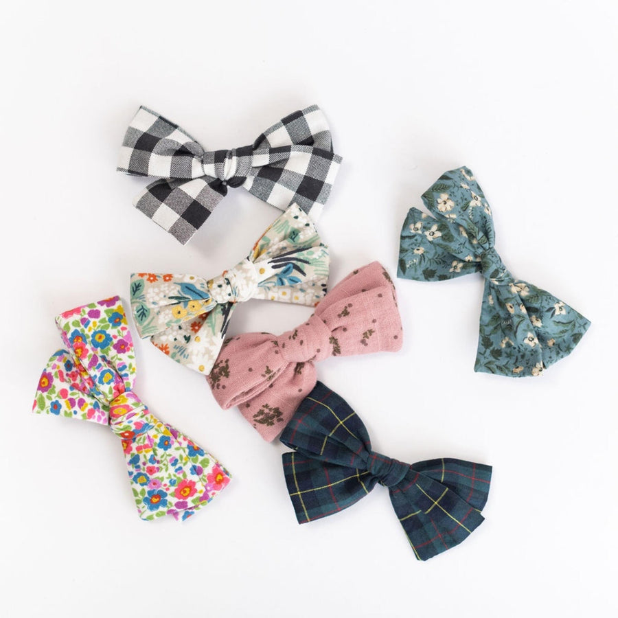 Thimble Collection Knotted Bows - Fall 23 Thimble Prints |Mockingbird Baby & Kids