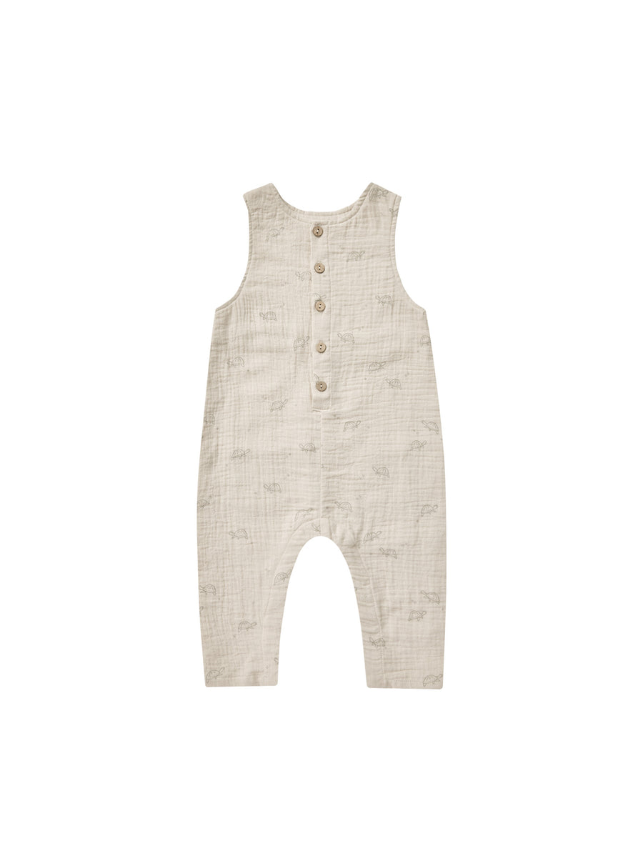 Rylee + Cru Button Jumpsuit, Turtles |Mockingbird Baby & Kids