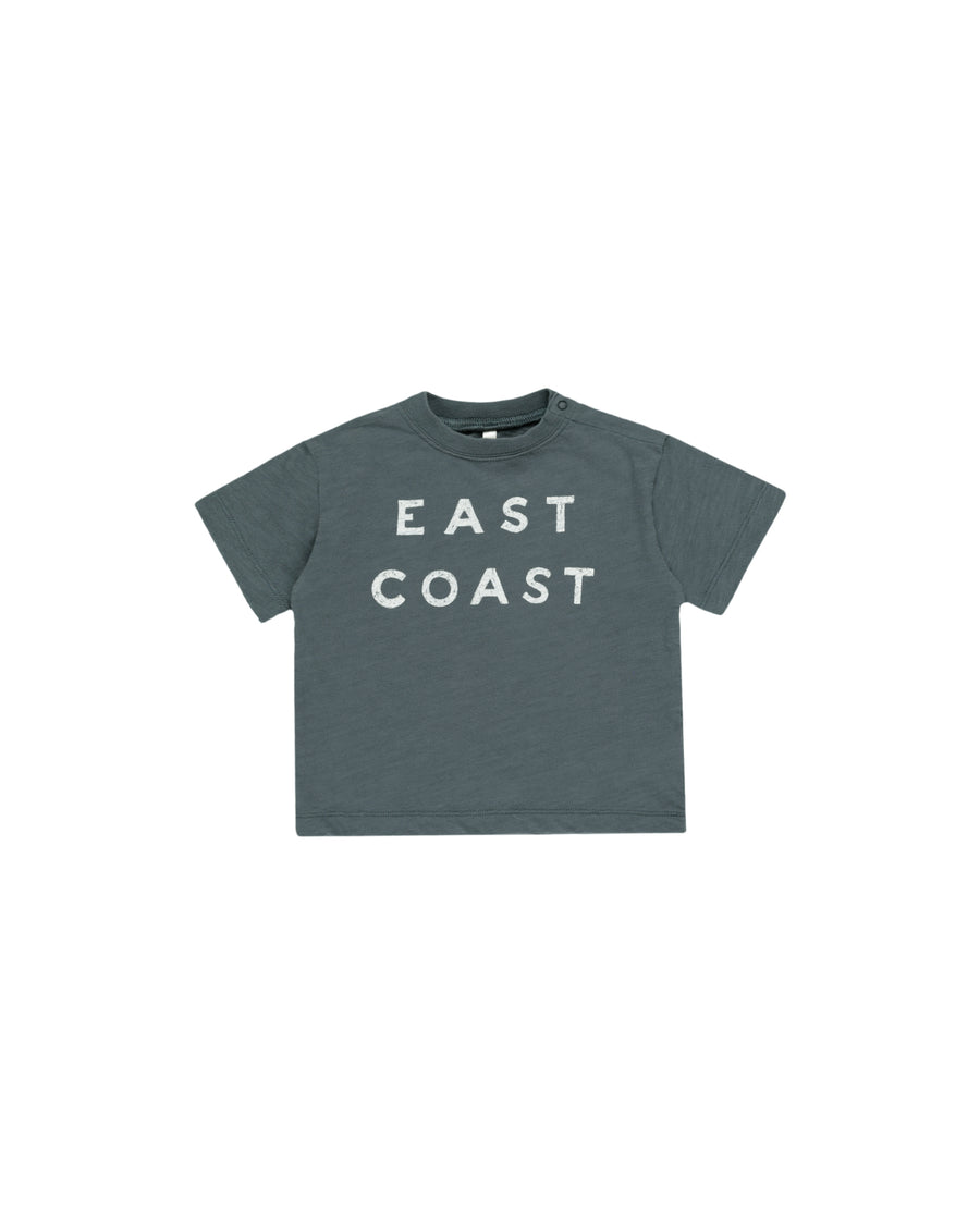 Rylee + Cru East Coast Relaxed Tee, Ocean |Mockingbird Baby & Kids