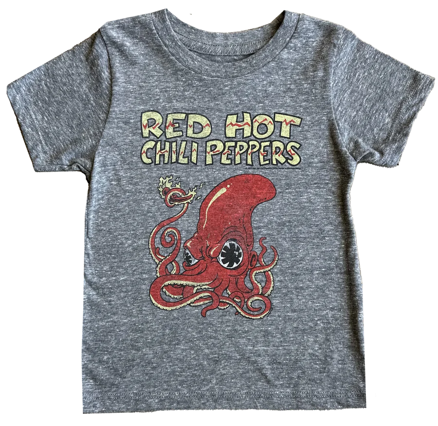 Red Hot Chili Peppers Tri Blend Tee, Tri Grey