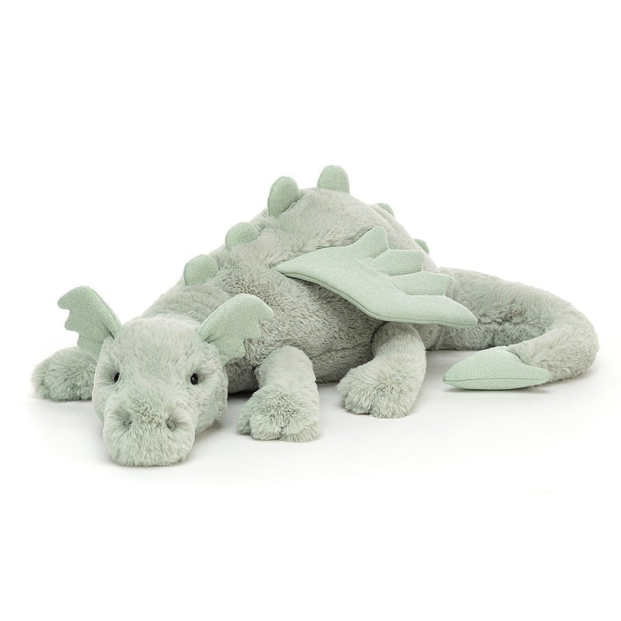 Jellycat Sage Dragon, Huge |Mockingbird Baby & Kids Boutique