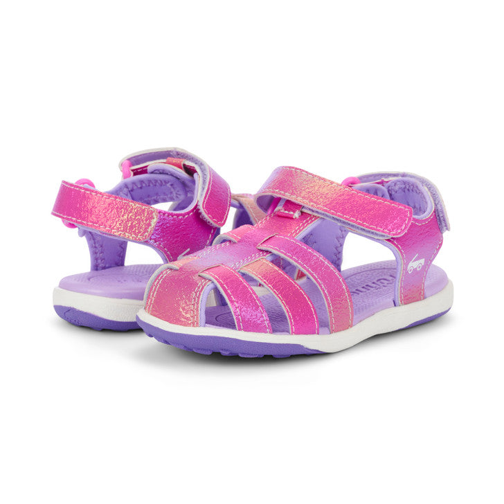See Kai Run Paley II Sandal, Hot Pink/Purple |Mockingbird Baby & Kids