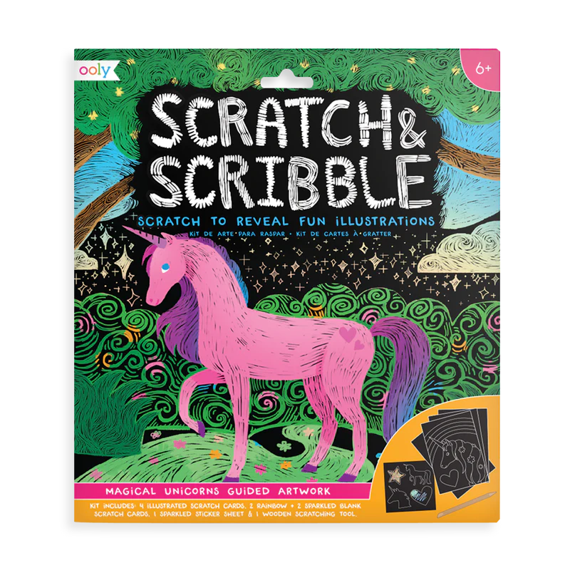 Ooly Scratch & Scribble - Magical Unicorns |Mockingbird Baby & Kids Boutique