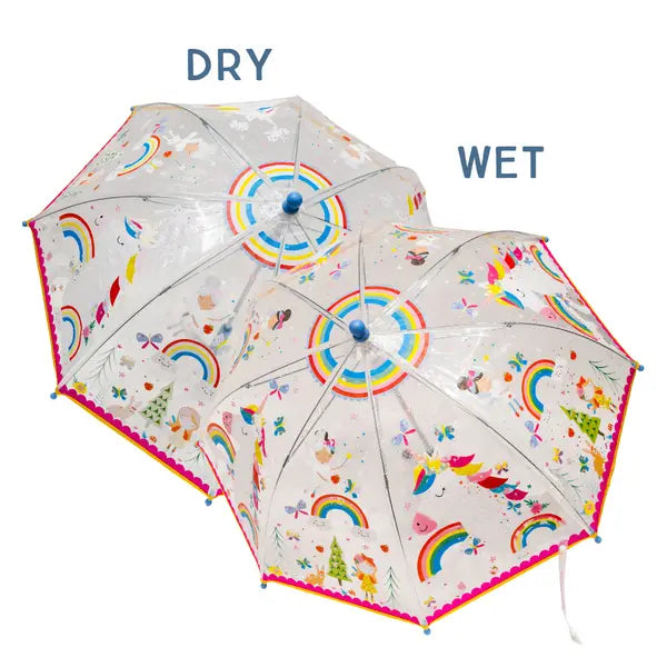 Floss & Rock Rainbow Fairy Color Changing Umbrella |Mockingbird Baby & Kids
