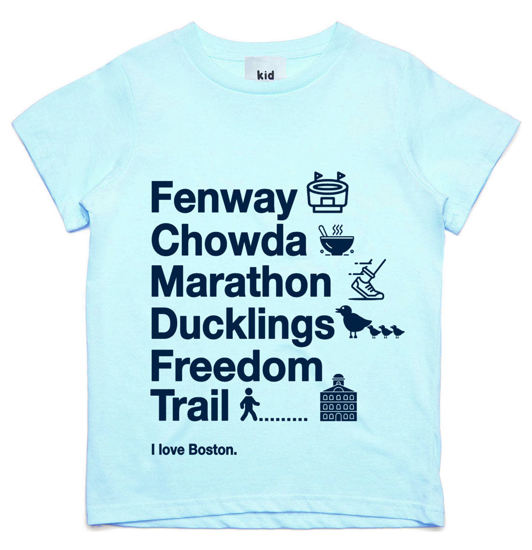 Kids 500 Level Boston Boston Navy Kids Shirt