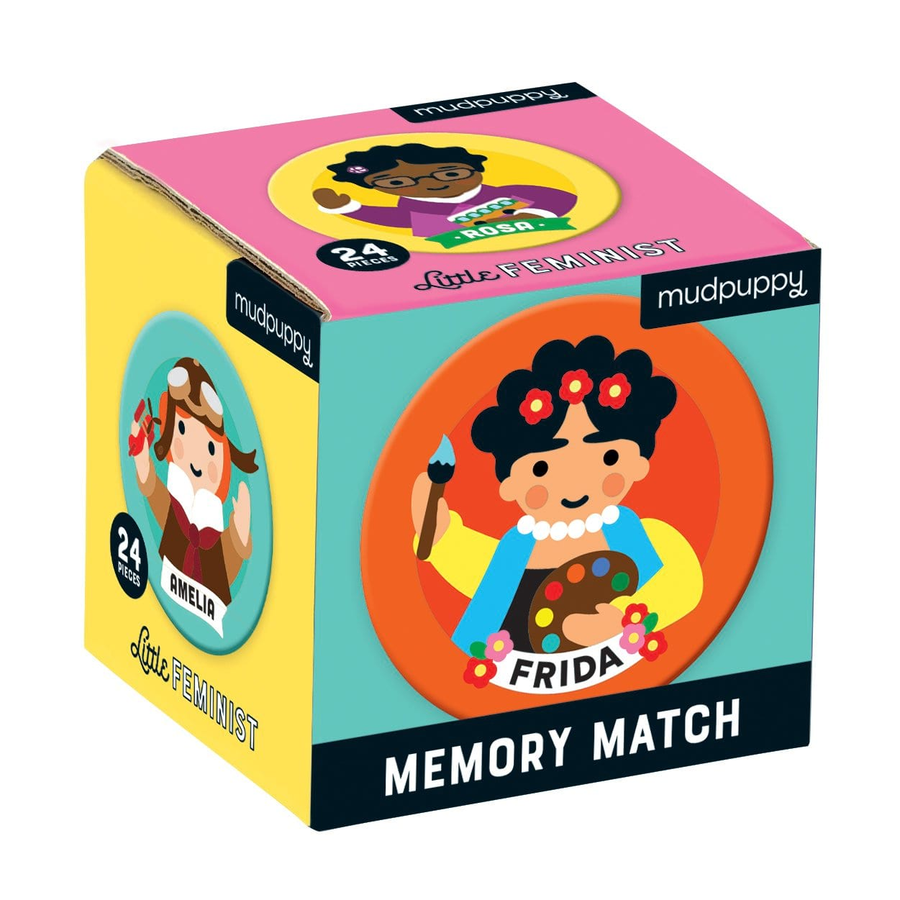 Mudpuppy Little Feminist Memory Match Game