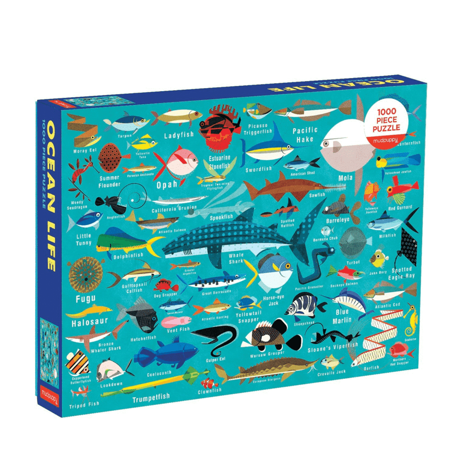 Mudpuppy Ocean Life 1000 Piece Puzzle