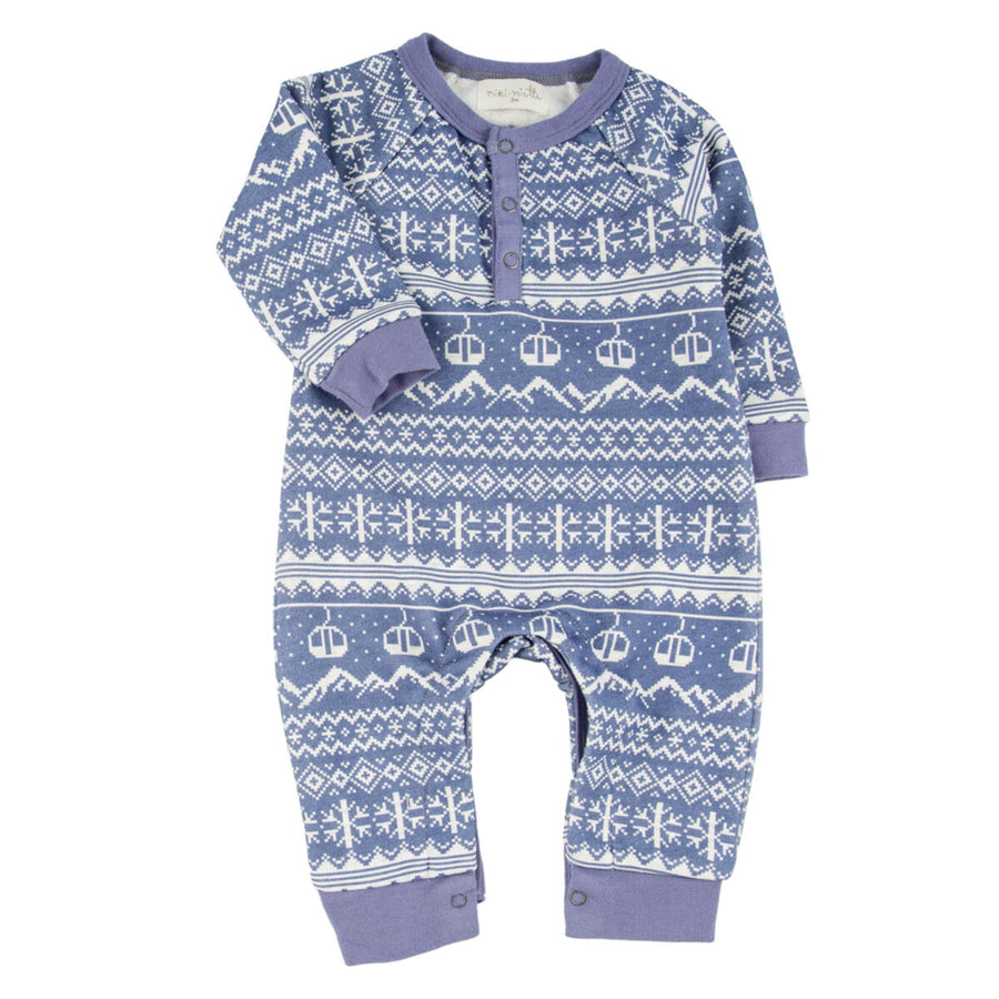 Miki Miette Bailey Romper, Faire Isle |Mockingbird Baby & Kids