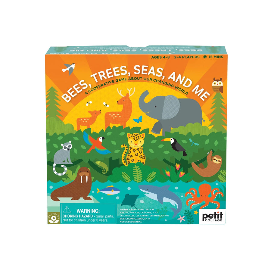 Petit Collage Bees, Trees, Seas and Me Game |Mockingbird Baby & Kids