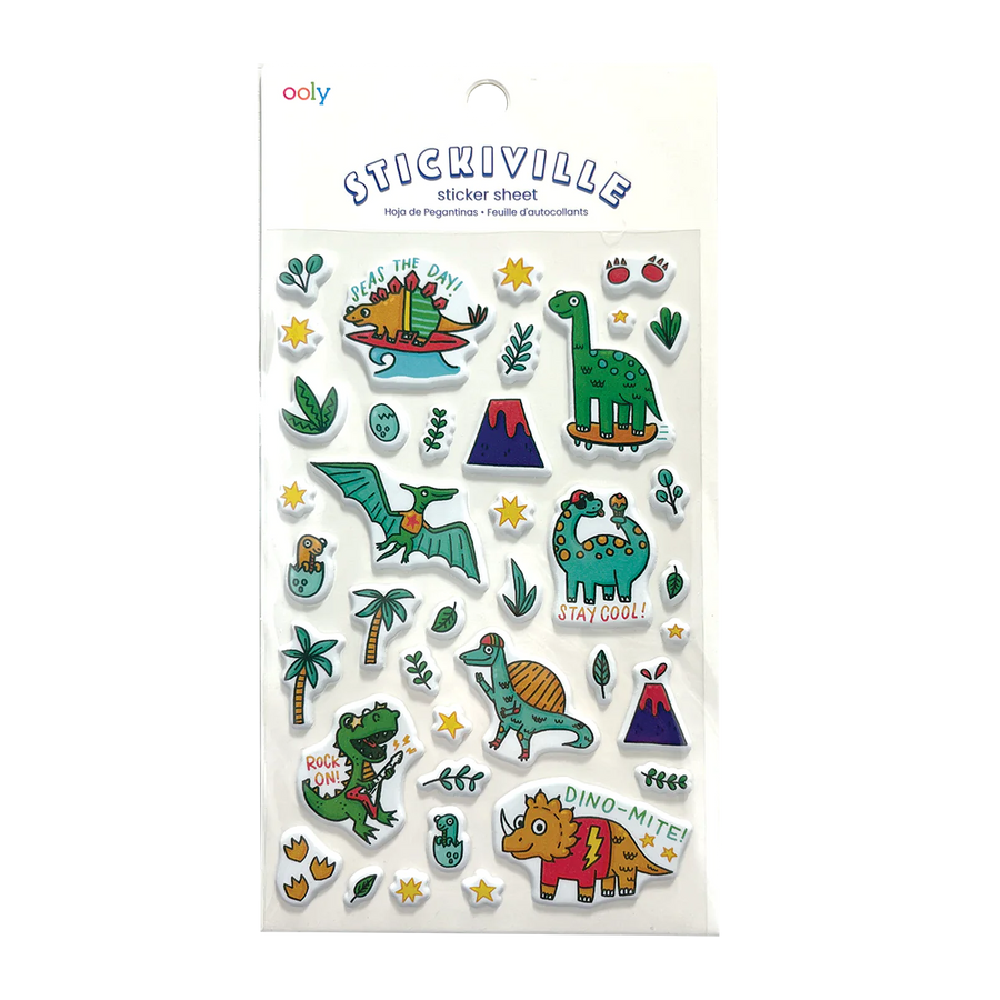 Ooly Stickiville Stickers - Dino-Mite |Mockingbird Baby & Kids