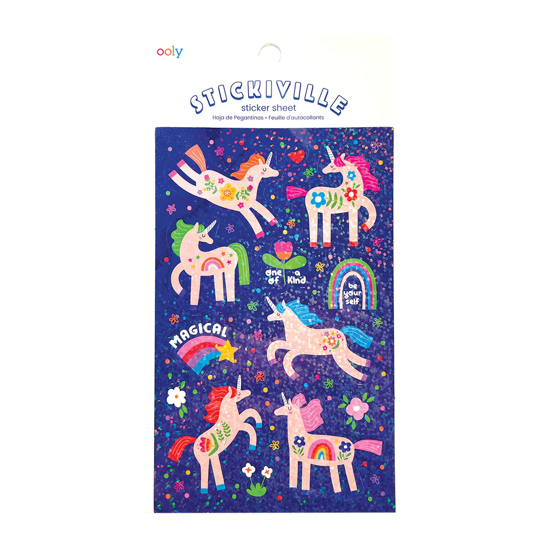Ooly Stickiville Stickers - Magical Unicorns |Mockingbird Baby & Kids