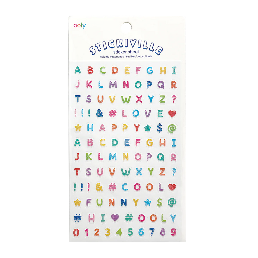 Ooly Stickiville Stickers - Alphabets |Mockingbird Baby & Kids