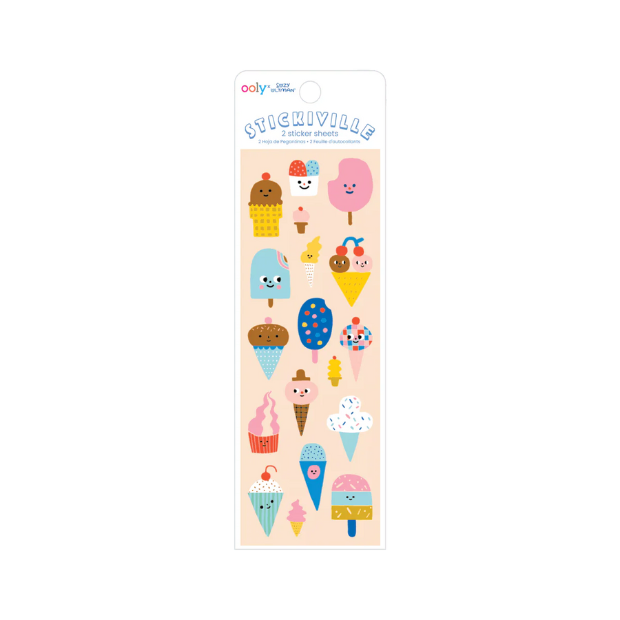 Ooly Stickiville Stickers - Ice Cream |Mockingbird Baby & Kids