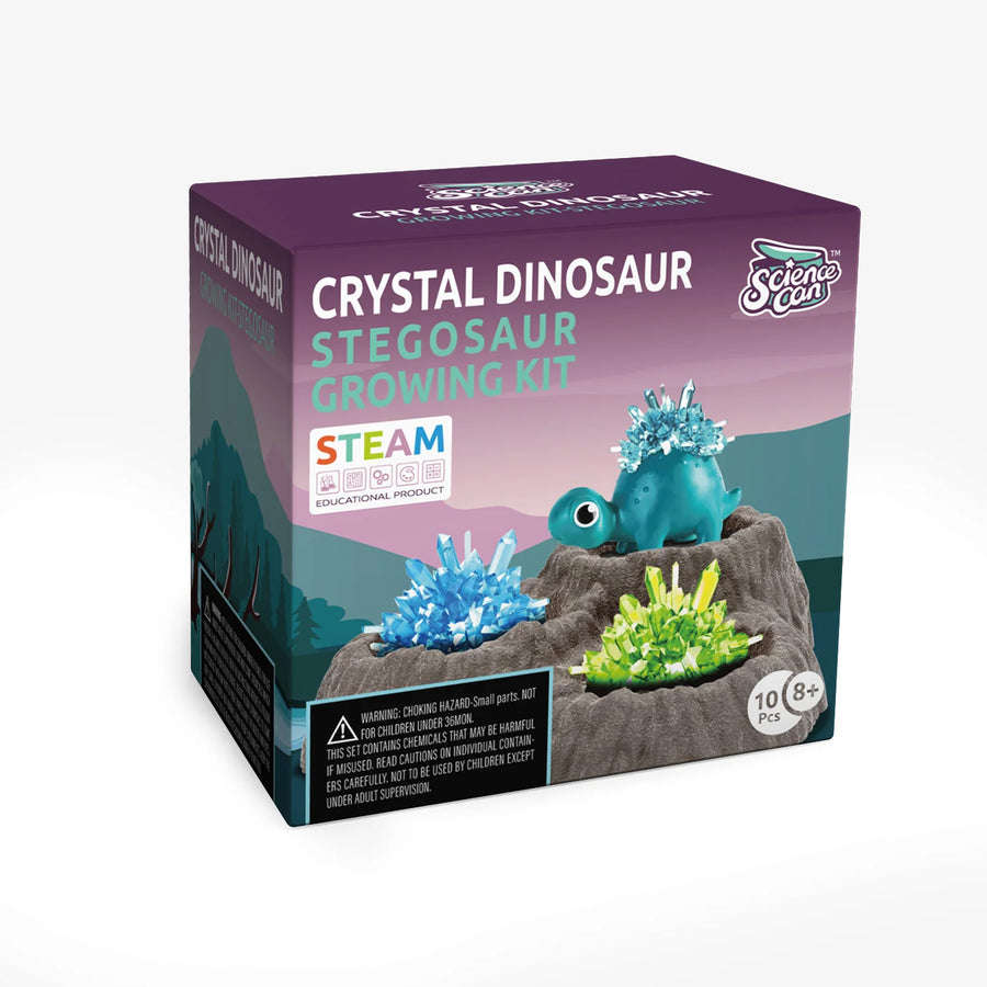 Hape Toys Crystal Dinosaur Growing Kit - Stegosaurus |Mockingbird Baby & Kids Boutique
