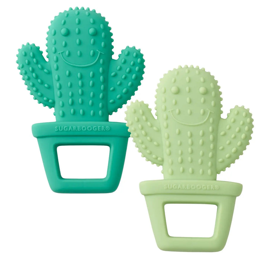 Ore Originals Happy Cactus Silicone Teether - Set of Two |Mockingbird Baby & Kids