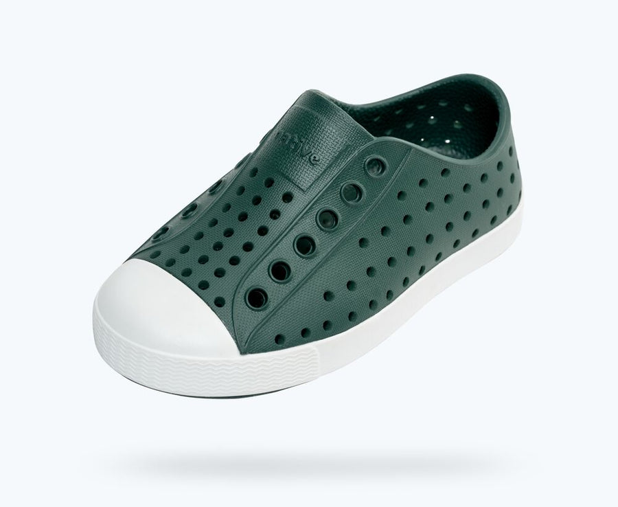 Native Shoes Jefferson Slip-Ons, Spooky Green/ Shell White |Mockingbird Baby & Kids