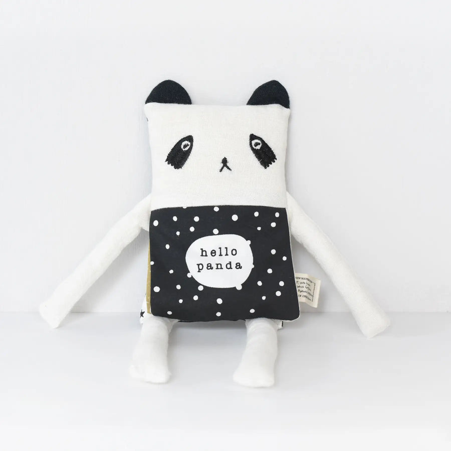 Wee Gallery Organic Panda Flippy Friend |Mockingbird Baby & Kids