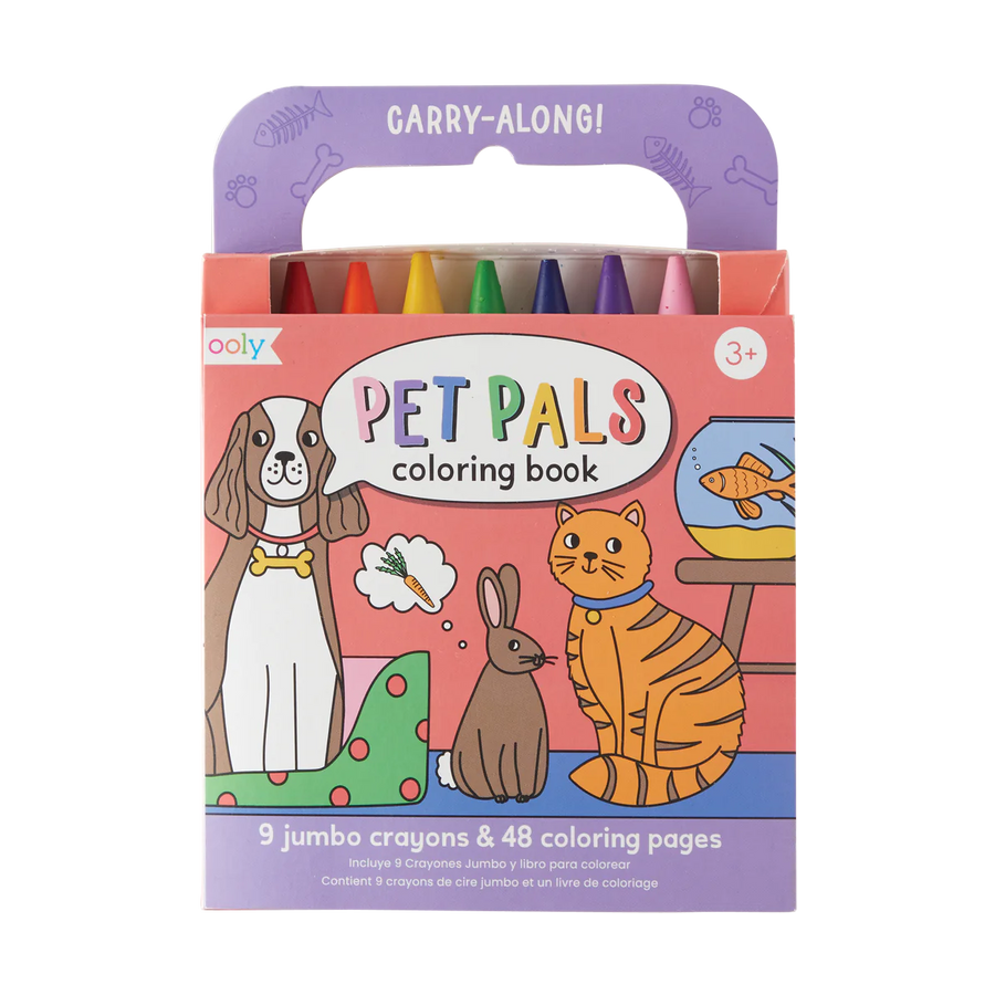 Ooly Carry Along Coloring Book Set - Pet Pals |Mockingbird Baby & Kids