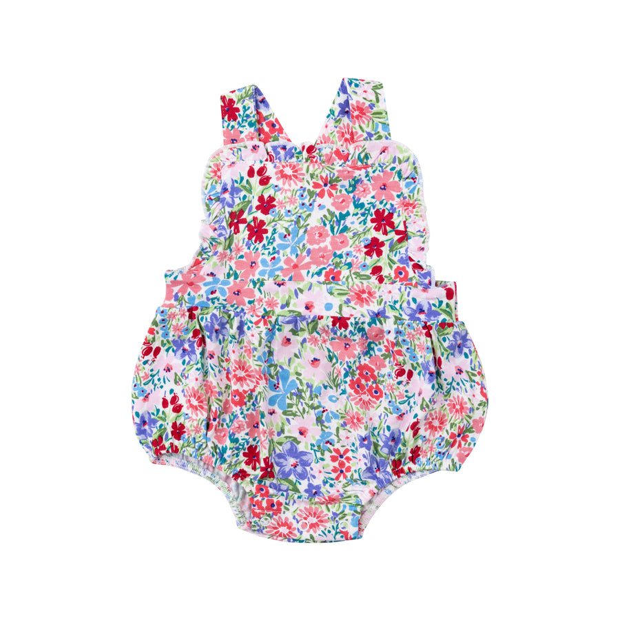 Angel Dear London Floral Ruffle Bubble |Mockingbird Baby & Kids