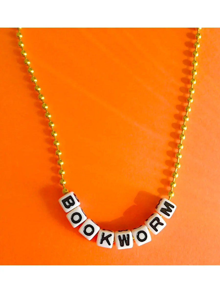 Gunner + Lux Book Worm Necklace |Mockingbird Baby & Kids