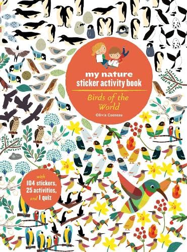 Princeton Architectural Press Birds of the World: My Nature Sticker Activity Book |Mockingbird Baby & Kids