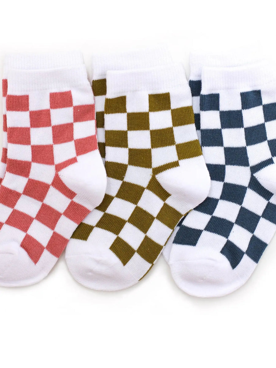 Little Stocking Company Hopscotch Midi Sock 3-Pack |Mockingbird Baby & Kids