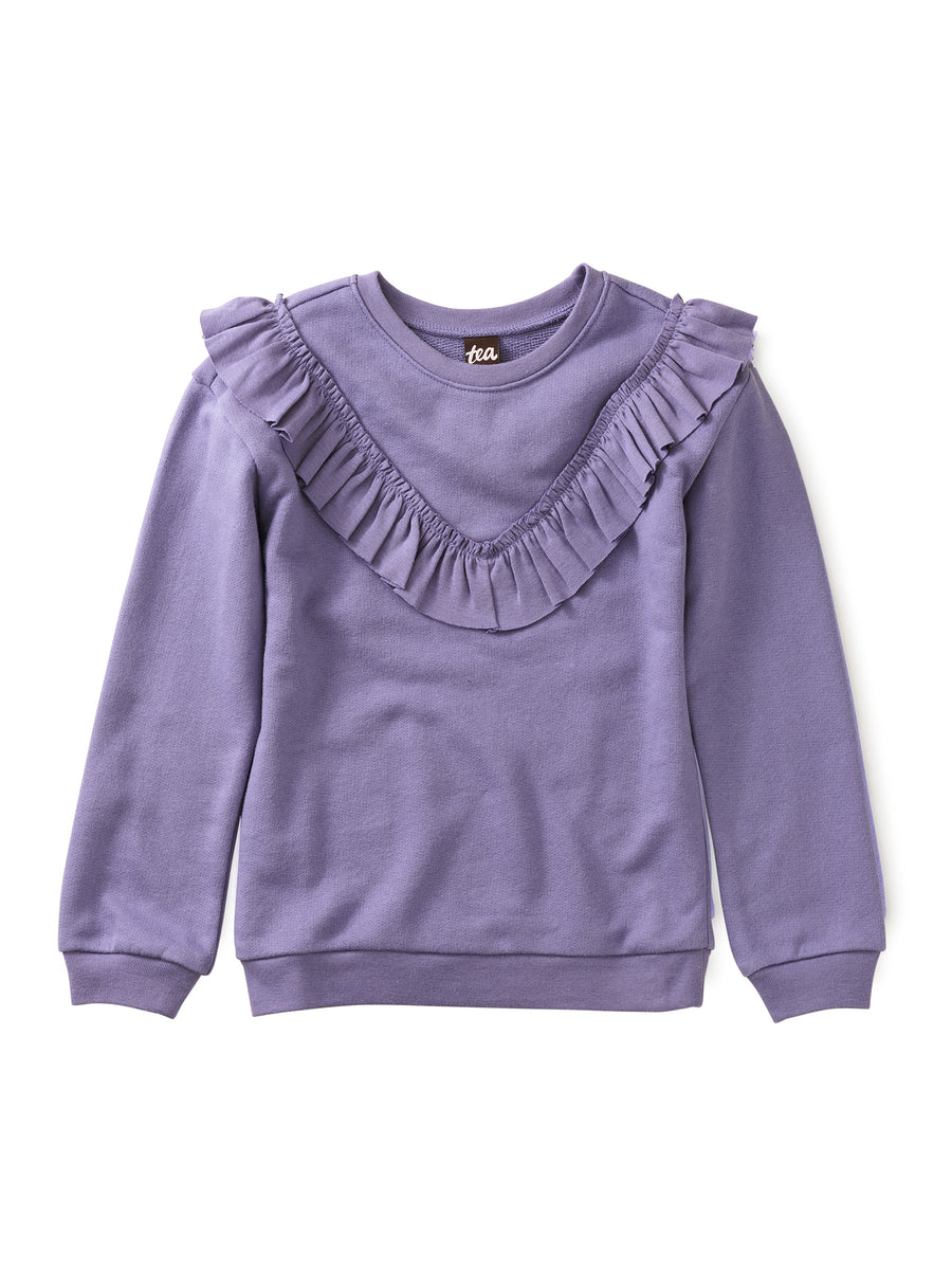 Tea Collection Ruffle Tunic Top, Twilight Lavender |Mockingbird Baby & Kids