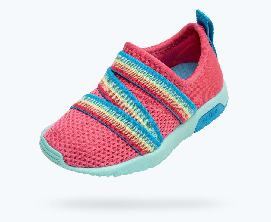 Native Shoes Phoenix Sugarlite™ Sneaker, Dazzle Pink/ Hydrangea Blue/ Maria Blue |Mockingbird Baby & Kids