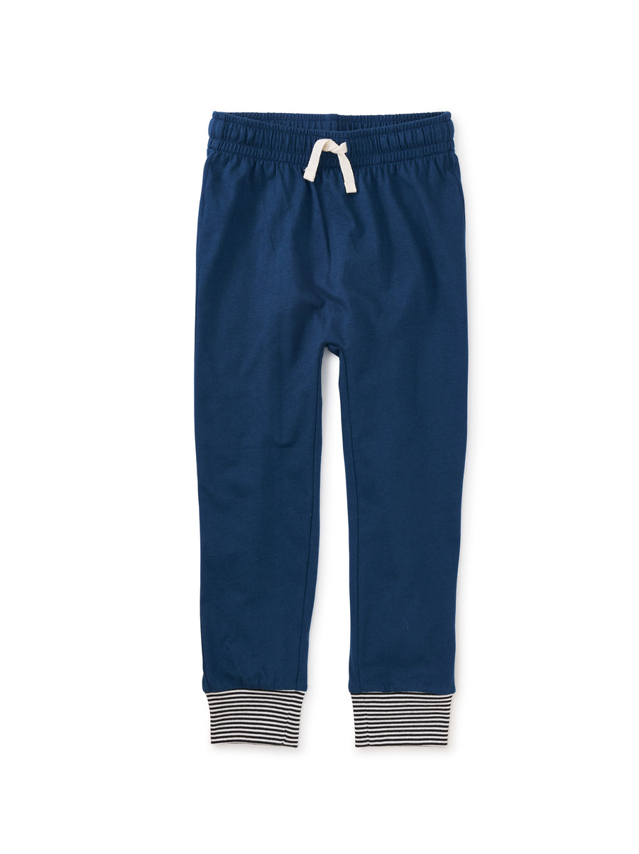 Tea Collection Solid Everyday Joggers, Bedford Blue |Mockingbird Baby & Kids