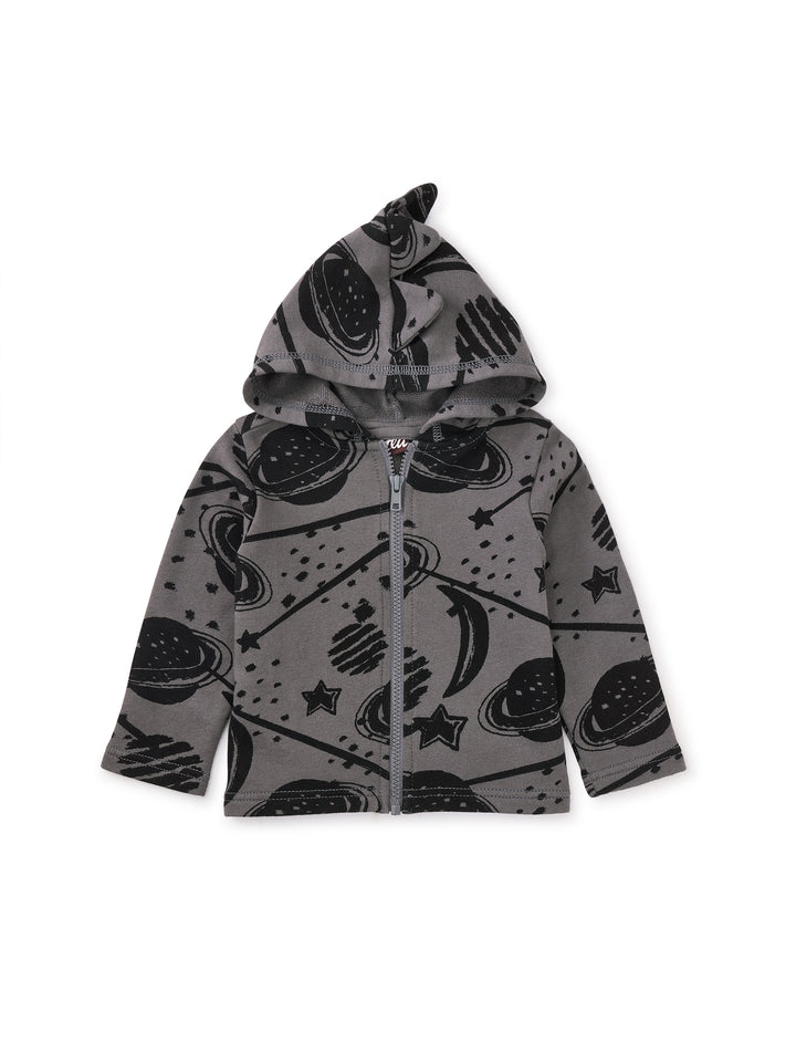 Tea Collection Spike Out Baby Hoodie, Diamant in Space |Mockingbird Baby & Kids