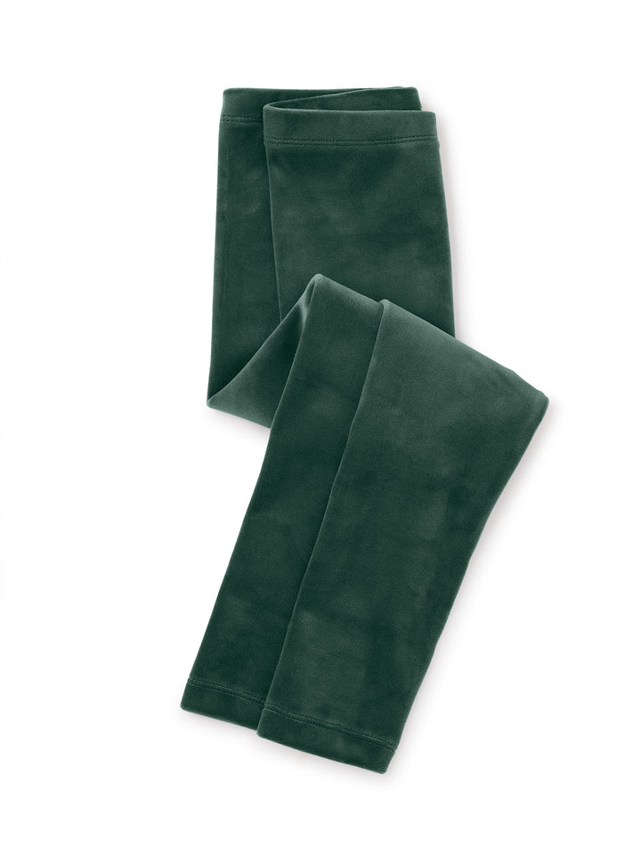 Tea Collection Velour Leggings, Pineneedle |Mockingbird Baby & Kids