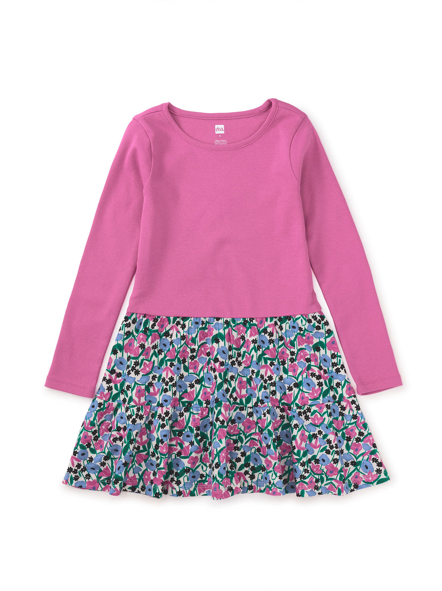 Tea Collection Tiered Skirted Twirl Dress, French |Mockingbird Baby & Kids
