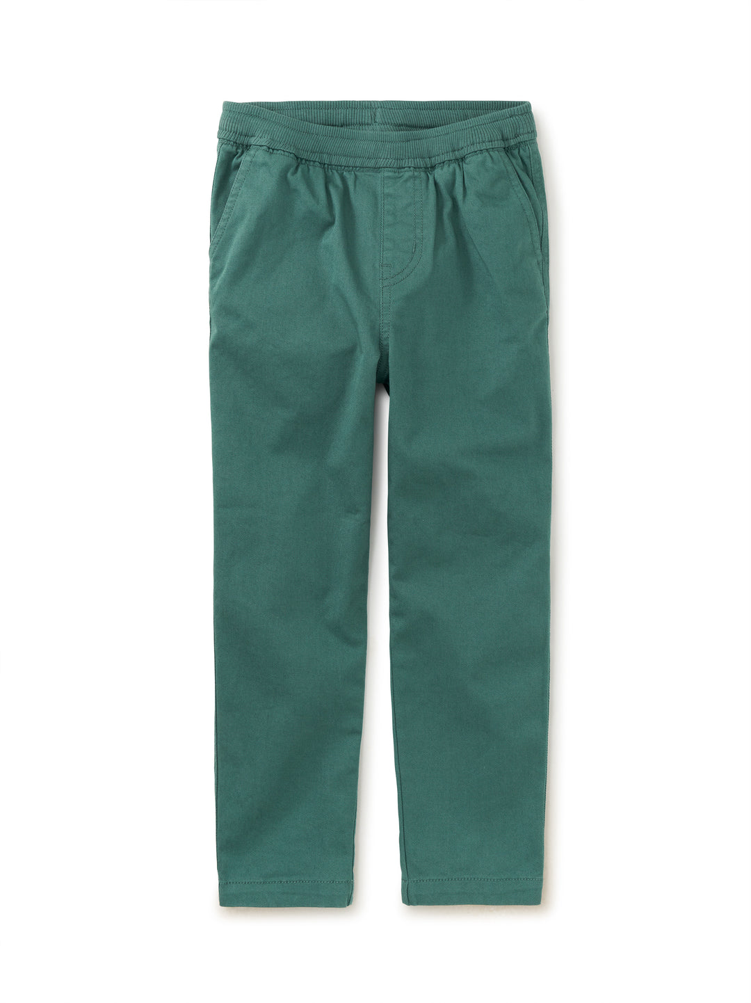 Tea Collection Timeless Stretch Twill Pants, Silver Pine |Mockingbird Baby & Kids