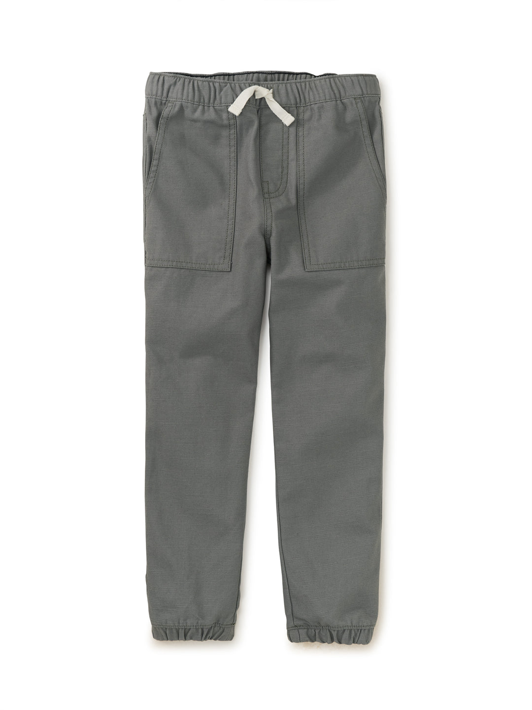 Tea Collection Game On Reverse Twill Pants, Graphite |Mockingbird Baby & Kids