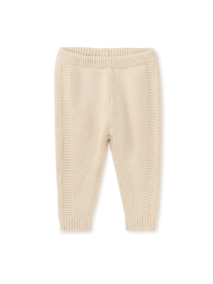 Tea Collection Cozy Baby Pants, Oatmeal Heather |mockingbird baby & kids