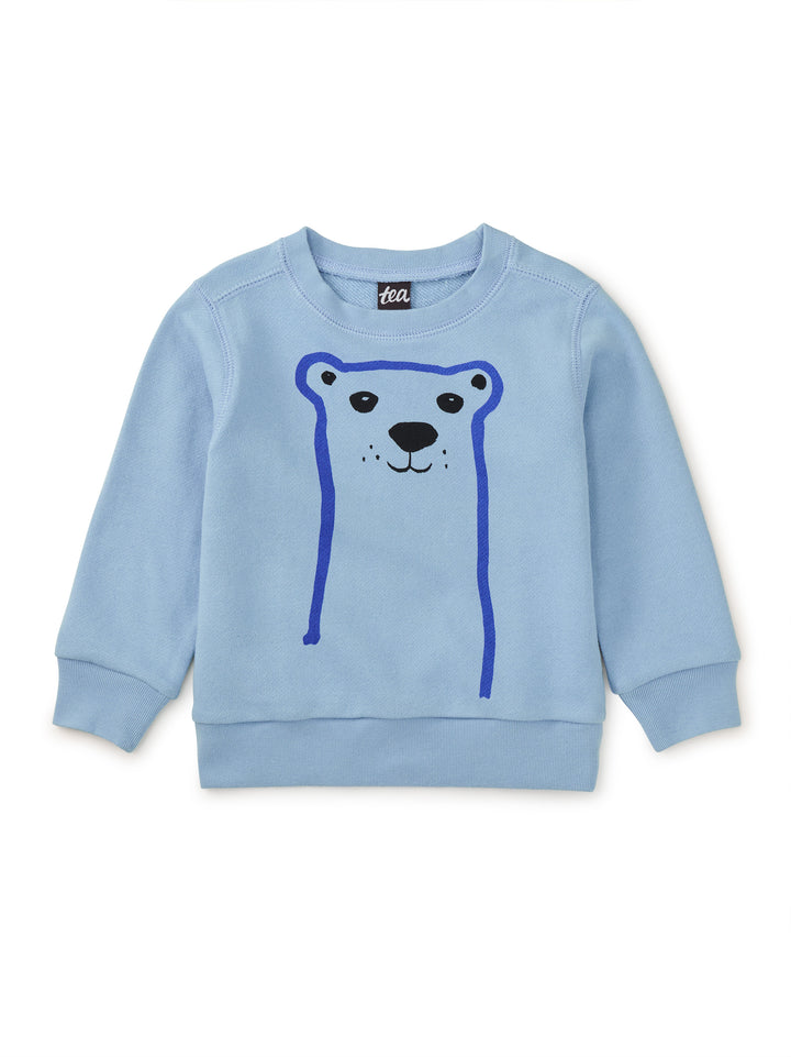 Tea Collection Bear Face Baby Popover, Scenic Blue |Mockingbird Baby & Kids