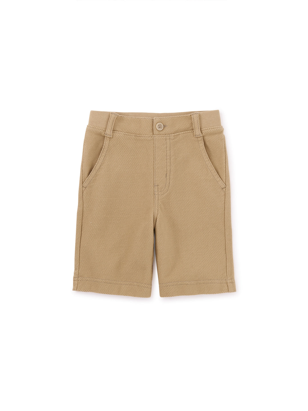 Tea Collection Twill Destination Shorts, Sandstone |Mockingbird Baby & Kids