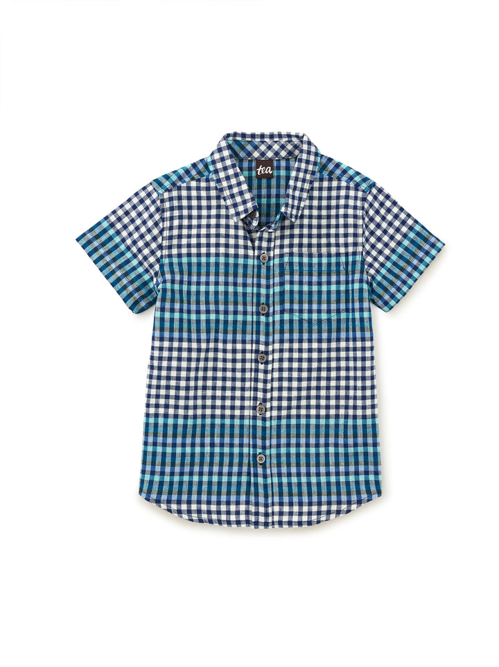 Tea Collection Plaid Button Up Woven Shirt, Nairobi Plaid |Mockingbird Baby & Kids