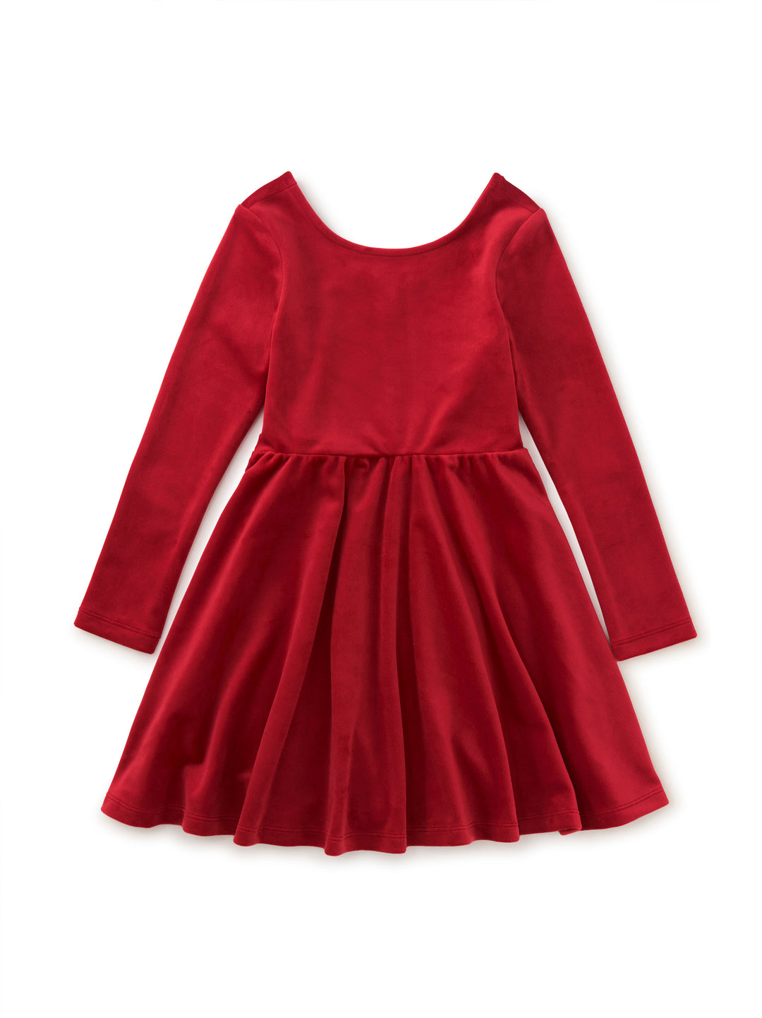 Tea Collection Velour Skater Dress, Red Wagon |mockingbird baby & kids