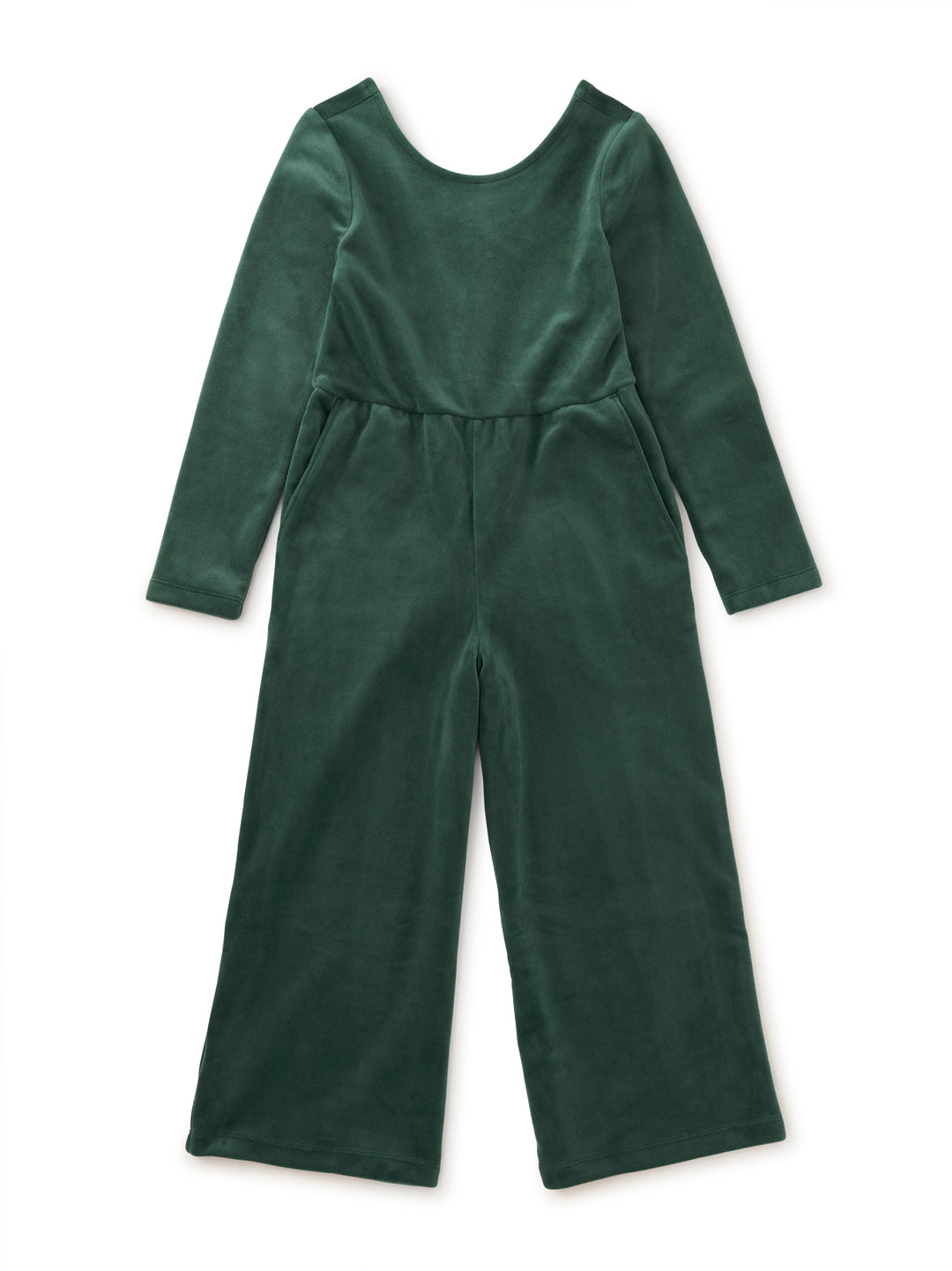 Tea Collection Just for Kicks Velour Jumpsuit, Pineneedle |mockingbird baby & kids