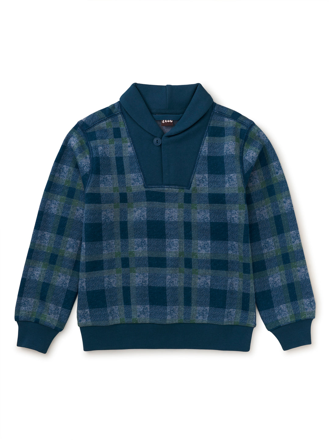 Tea Collection Shawl Collar Popover, Lake Bafa Plaid |mockingbird baby & kids