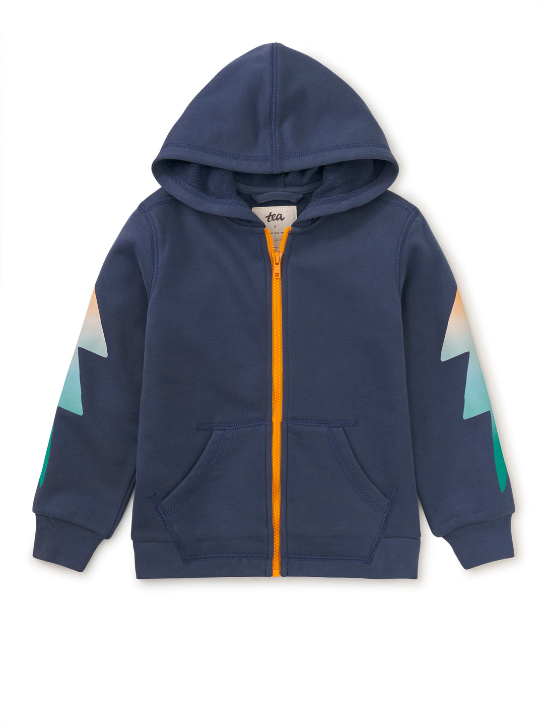 Tea Collection Lightning Sleeve Sleeve Hoodie, Triumph |mockingbird baby & kids