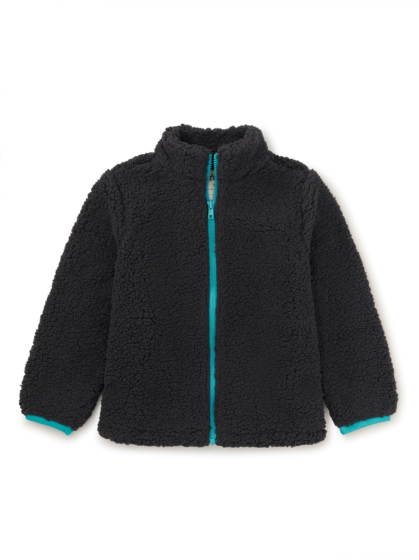 Tea Collection Teddy Fleece Zip-Up Jacket, Pepper |Mockingbird Baby & Kids