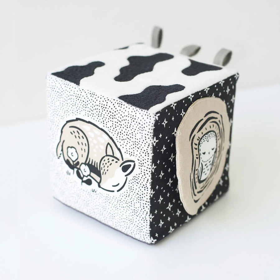 Wee Gallery Baby Animals Soft Block |Mockingbird Baby & Kids