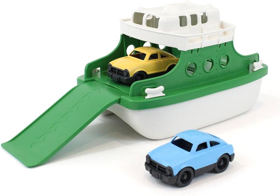 Green Toys Ferry Boat with Mini Cars |Mockingbird Baby & Kids
